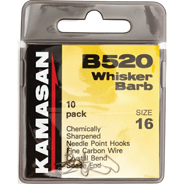 Hooks | B520 Whisker Barb Spade Hooks